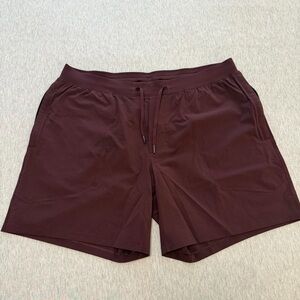 Lululemon License To Train Linerless Short 7" Goodnight Plum Size XL